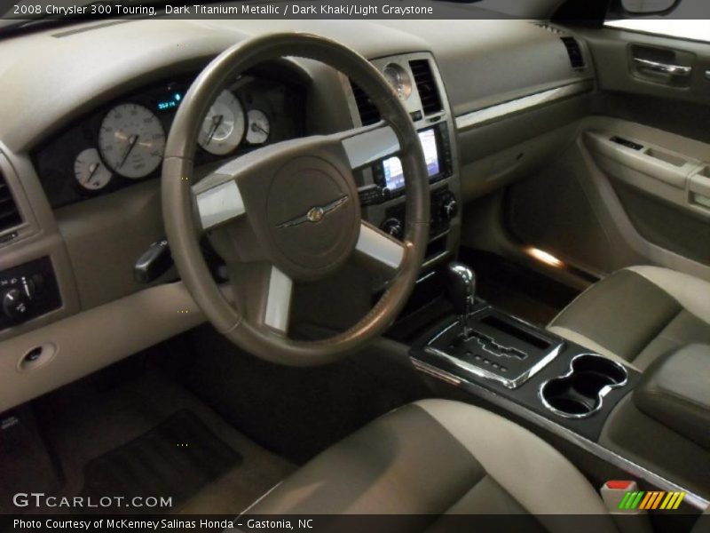 Dark Titanium Metallic / Dark Khaki/Light Graystone 2008 Chrysler 300 Touring