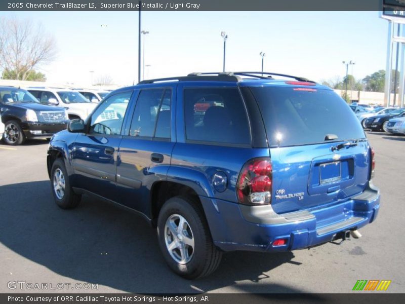 Superior Blue Metallic / Light Gray 2005 Chevrolet TrailBlazer LS