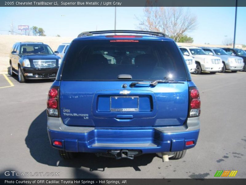 Superior Blue Metallic / Light Gray 2005 Chevrolet TrailBlazer LS
