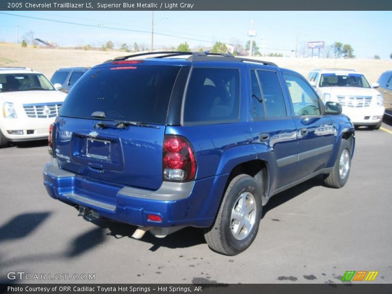 Superior Blue Metallic / Light Gray 2005 Chevrolet TrailBlazer LS
