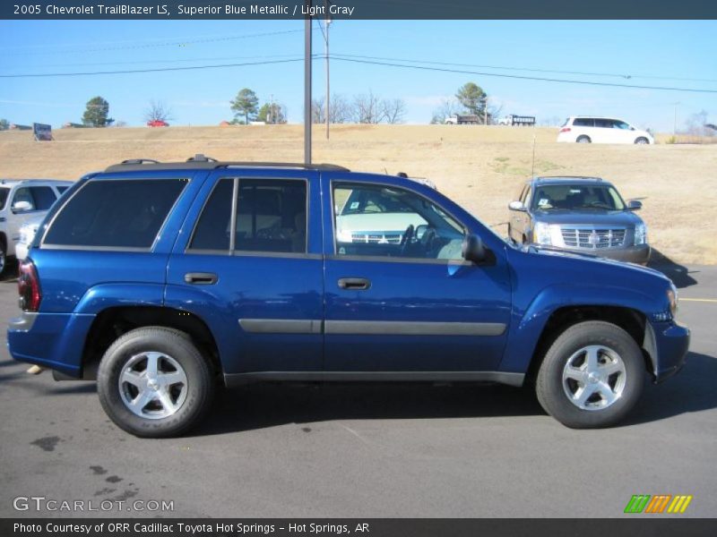 Superior Blue Metallic / Light Gray 2005 Chevrolet TrailBlazer LS