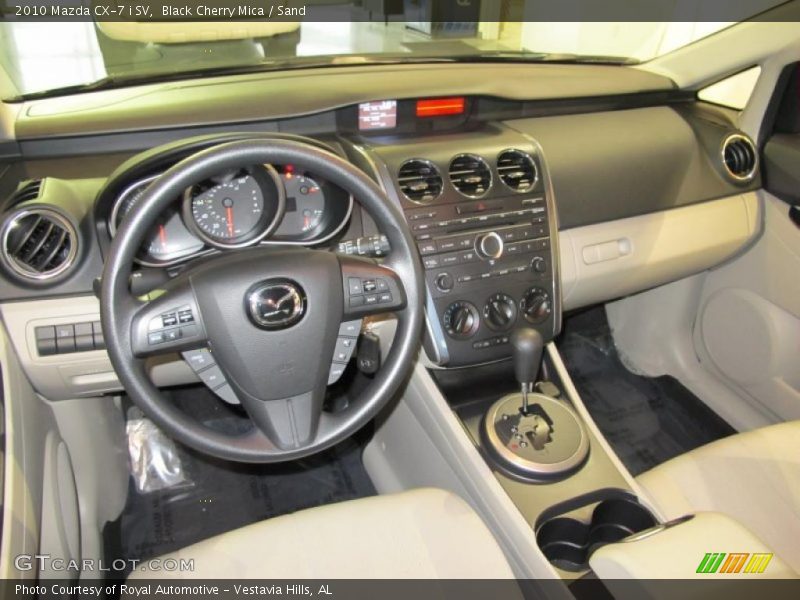 Black Cherry Mica / Sand 2010 Mazda CX-7 i SV