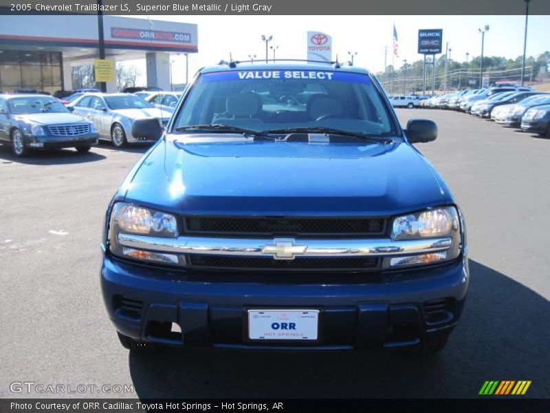 Superior Blue Metallic / Light Gray 2005 Chevrolet TrailBlazer LS