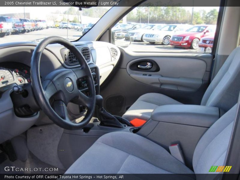 Superior Blue Metallic / Light Gray 2005 Chevrolet TrailBlazer LS