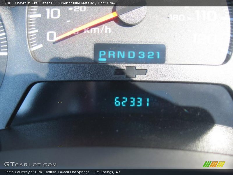 Superior Blue Metallic / Light Gray 2005 Chevrolet TrailBlazer LS