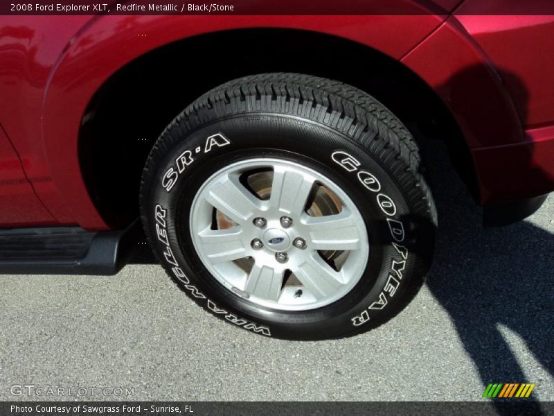 Redfire Metallic / Black/Stone 2008 Ford Explorer XLT