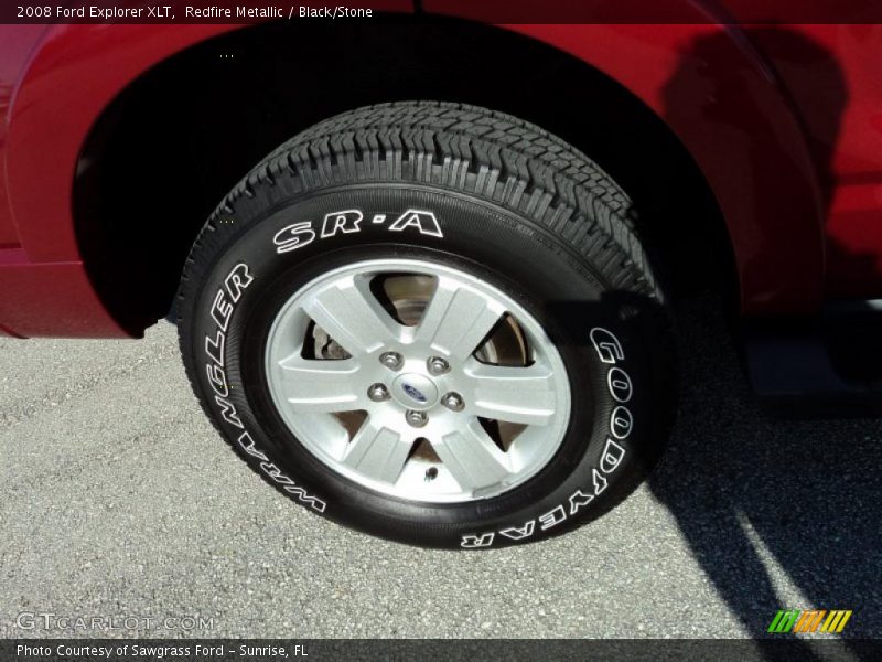 Redfire Metallic / Black/Stone 2008 Ford Explorer XLT