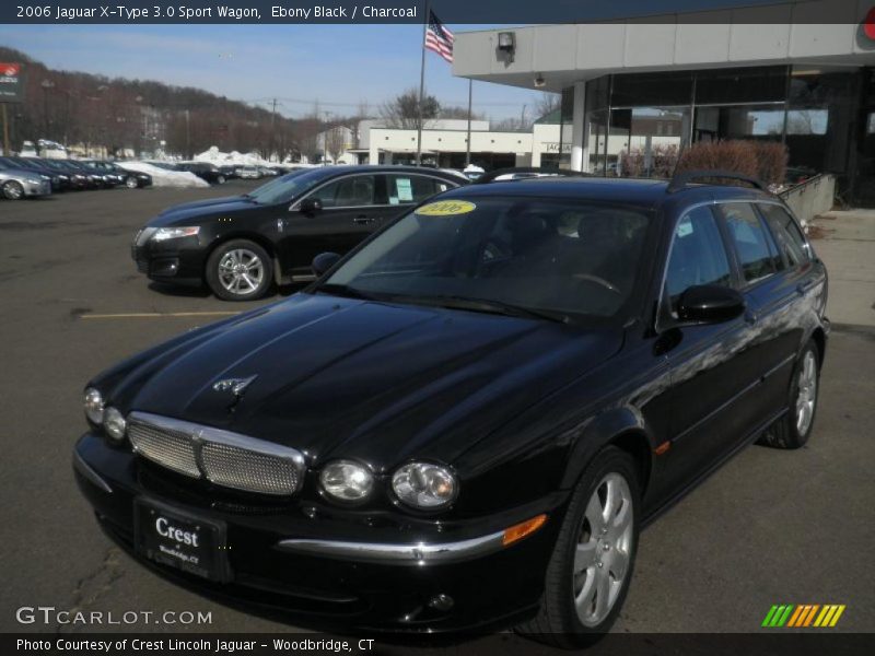 Ebony Black / Charcoal 2006 Jaguar X-Type 3.0 Sport Wagon