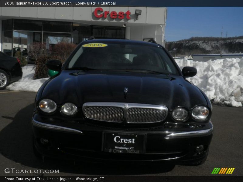 Ebony Black / Charcoal 2006 Jaguar X-Type 3.0 Sport Wagon
