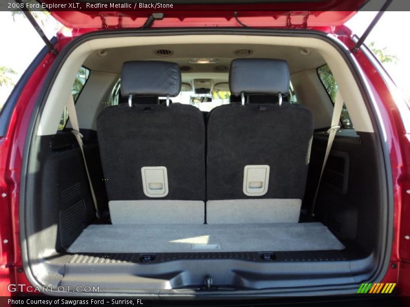 Redfire Metallic / Black/Stone 2008 Ford Explorer XLT