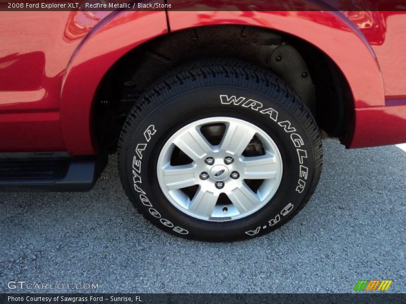 Redfire Metallic / Black/Stone 2008 Ford Explorer XLT