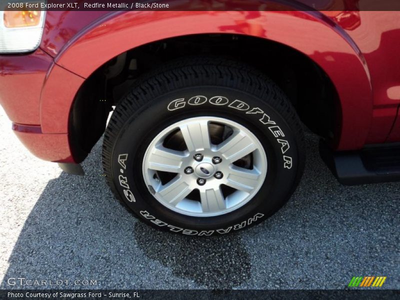 Redfire Metallic / Black/Stone 2008 Ford Explorer XLT