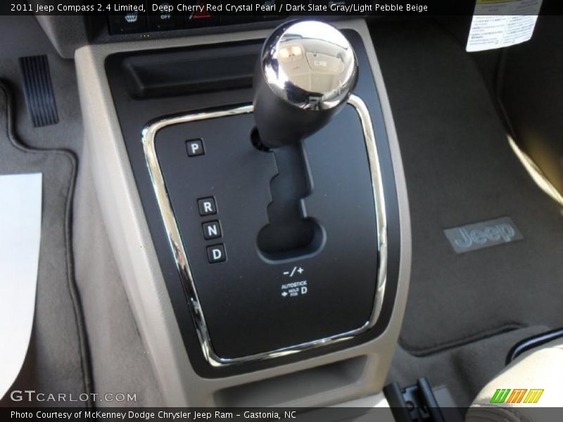  2011 Compass 2.4 Limited CVT Automatic Shifter