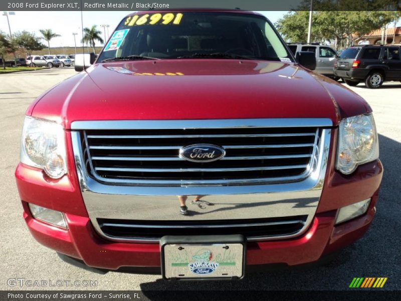 Redfire Metallic / Black/Stone 2008 Ford Explorer XLT