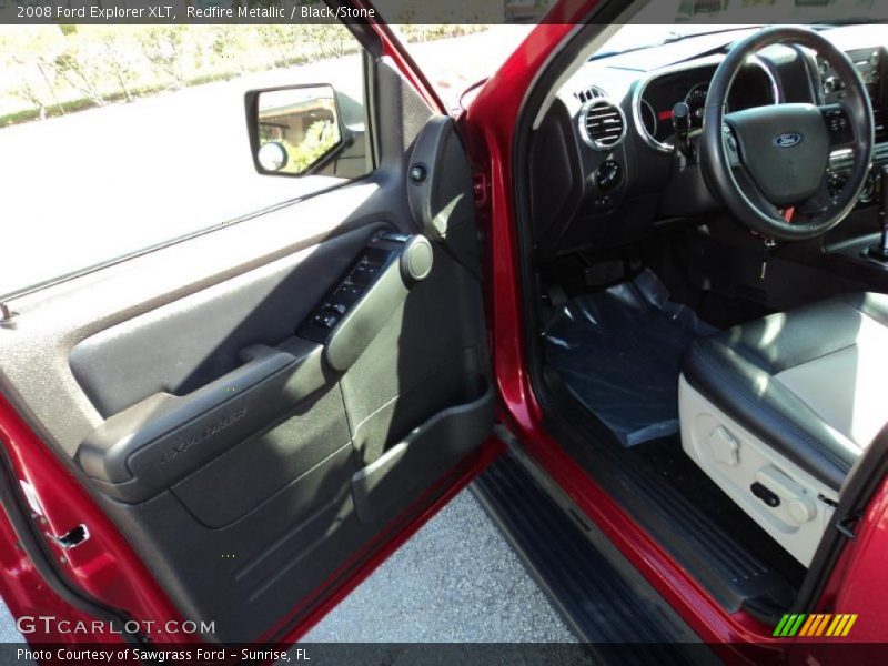 Redfire Metallic / Black/Stone 2008 Ford Explorer XLT