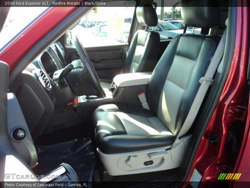 Redfire Metallic / Black/Stone 2008 Ford Explorer XLT