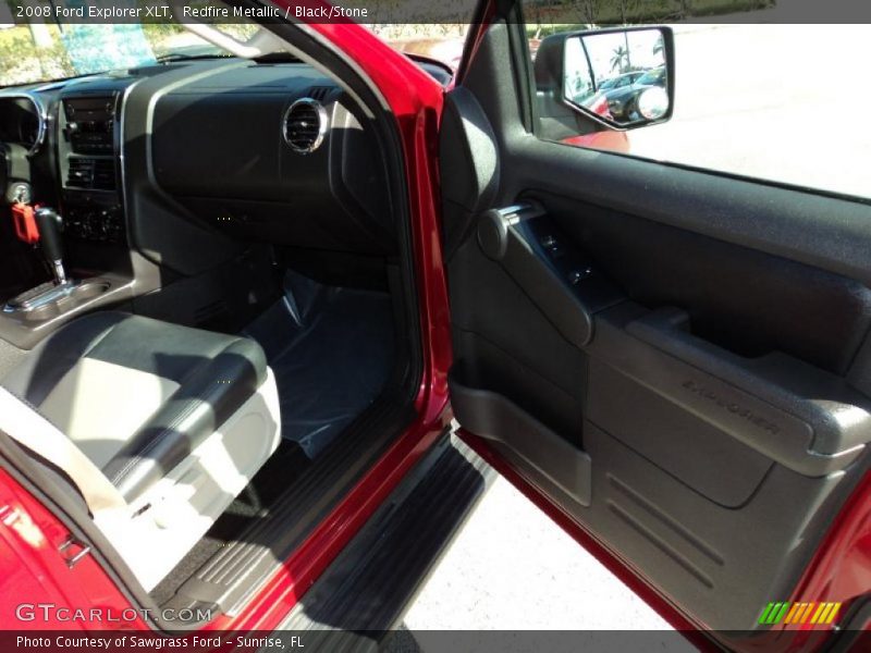 Redfire Metallic / Black/Stone 2008 Ford Explorer XLT