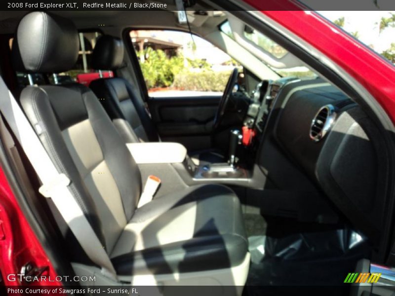 Redfire Metallic / Black/Stone 2008 Ford Explorer XLT
