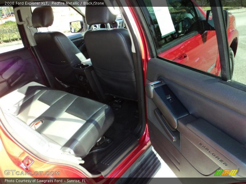 Redfire Metallic / Black/Stone 2008 Ford Explorer XLT