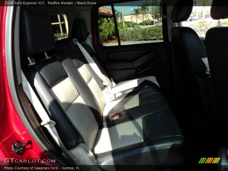 Redfire Metallic / Black/Stone 2008 Ford Explorer XLT