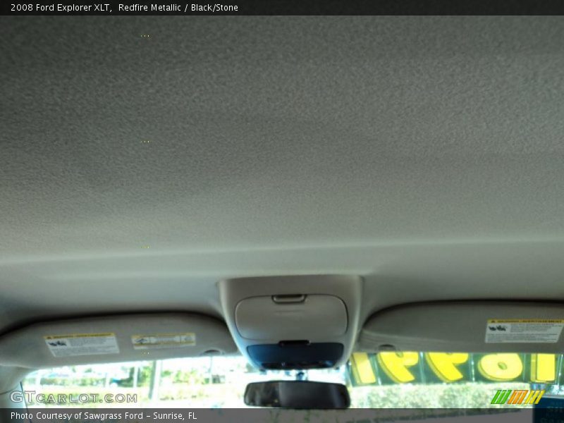 Redfire Metallic / Black/Stone 2008 Ford Explorer XLT