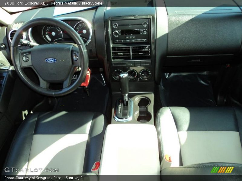 Redfire Metallic / Black/Stone 2008 Ford Explorer XLT