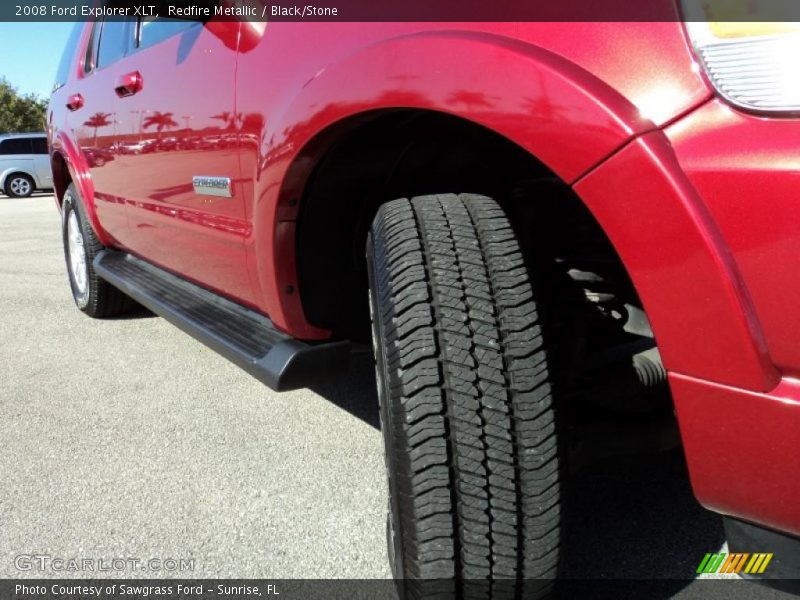 Redfire Metallic / Black/Stone 2008 Ford Explorer XLT