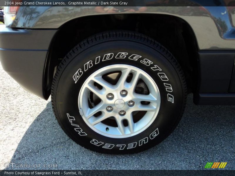 Graphite Metallic / Dark Slate Gray 2004 Jeep Grand Cherokee Laredo