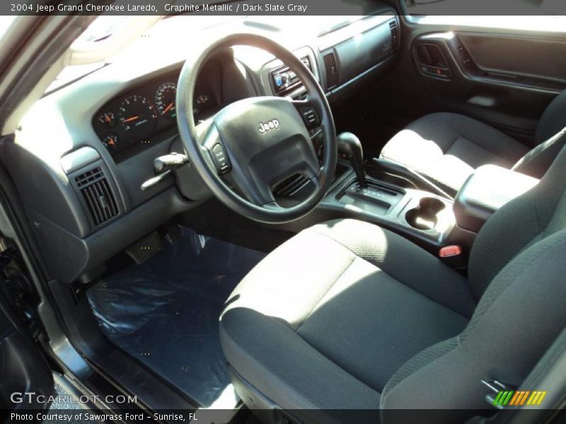 Graphite Metallic / Dark Slate Gray 2004 Jeep Grand Cherokee Laredo