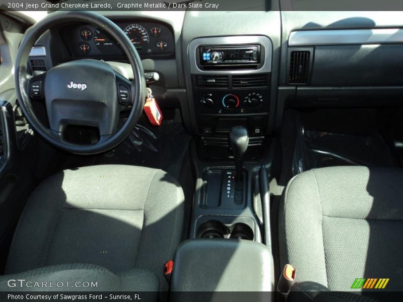 Graphite Metallic / Dark Slate Gray 2004 Jeep Grand Cherokee Laredo