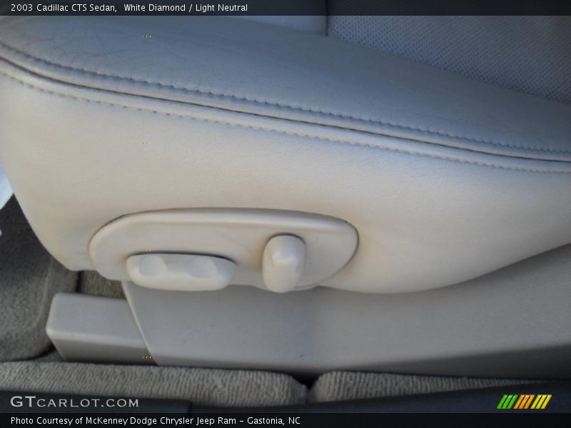 White Diamond / Light Neutral 2003 Cadillac CTS Sedan