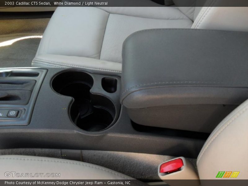 White Diamond / Light Neutral 2003 Cadillac CTS Sedan