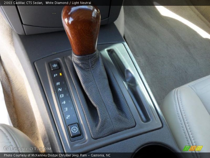 White Diamond / Light Neutral 2003 Cadillac CTS Sedan
