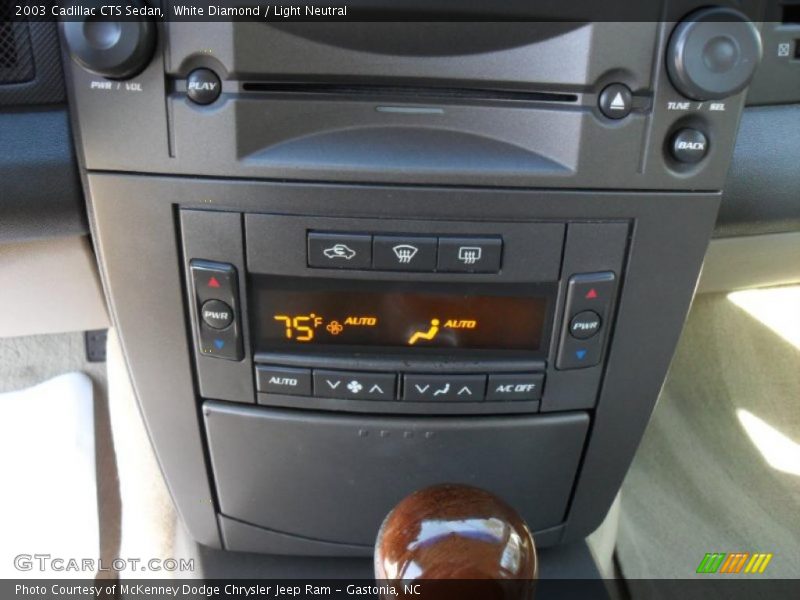 White Diamond / Light Neutral 2003 Cadillac CTS Sedan