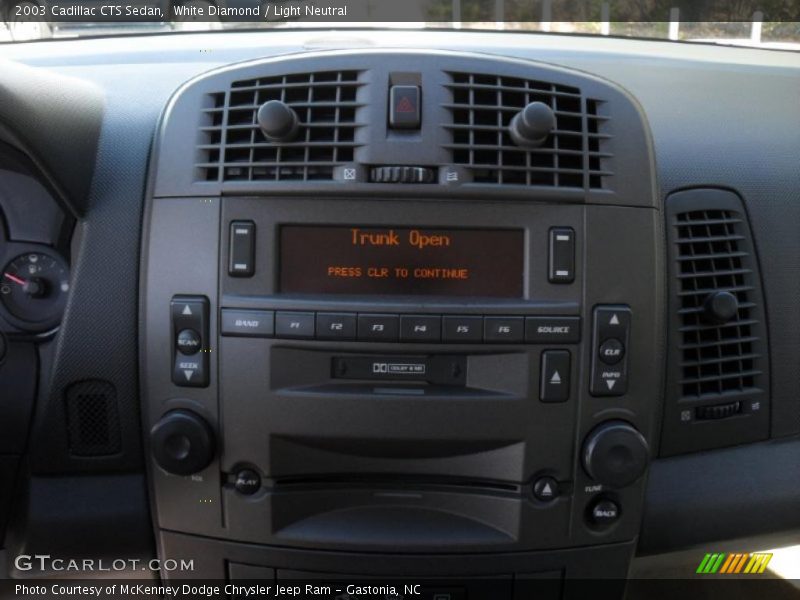 White Diamond / Light Neutral 2003 Cadillac CTS Sedan