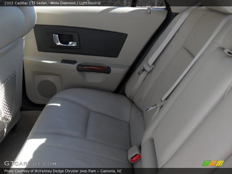 White Diamond / Light Neutral 2003 Cadillac CTS Sedan