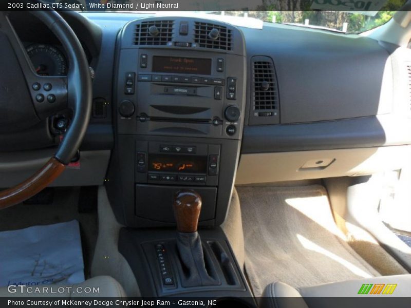 White Diamond / Light Neutral 2003 Cadillac CTS Sedan