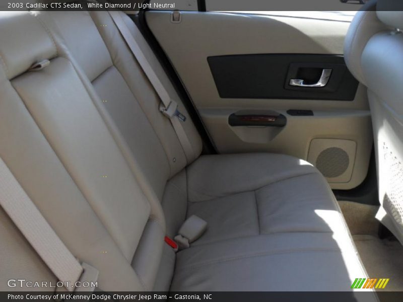 White Diamond / Light Neutral 2003 Cadillac CTS Sedan