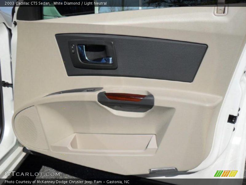 White Diamond / Light Neutral 2003 Cadillac CTS Sedan