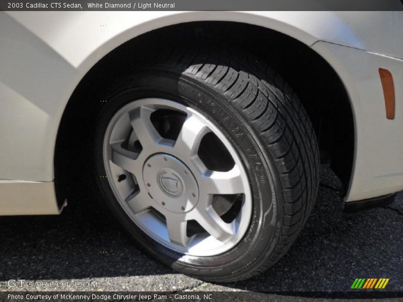 White Diamond / Light Neutral 2003 Cadillac CTS Sedan