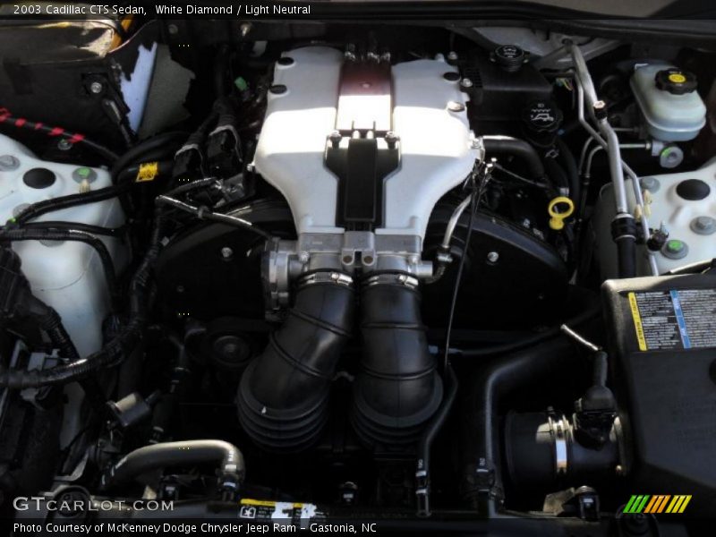 White Diamond / Light Neutral 2003 Cadillac CTS Sedan