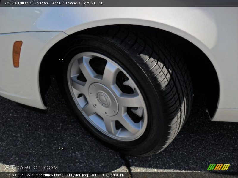 White Diamond / Light Neutral 2003 Cadillac CTS Sedan