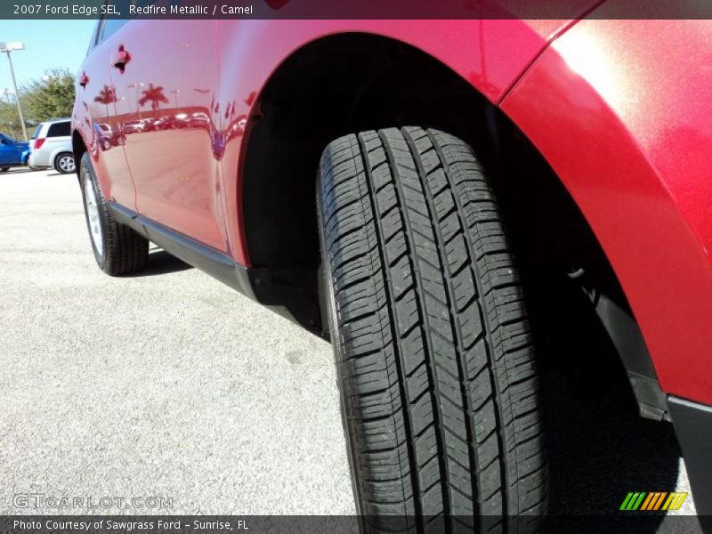 Redfire Metallic / Camel 2007 Ford Edge SEL