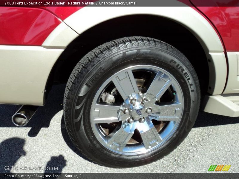 Redfire Metallic / Charcoal Black/Camel 2008 Ford Expedition Eddie Bauer