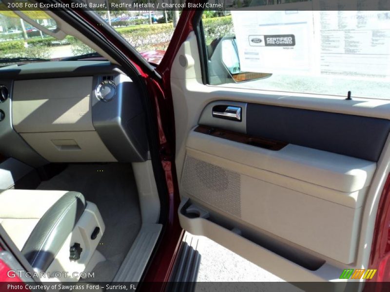 Redfire Metallic / Charcoal Black/Camel 2008 Ford Expedition Eddie Bauer