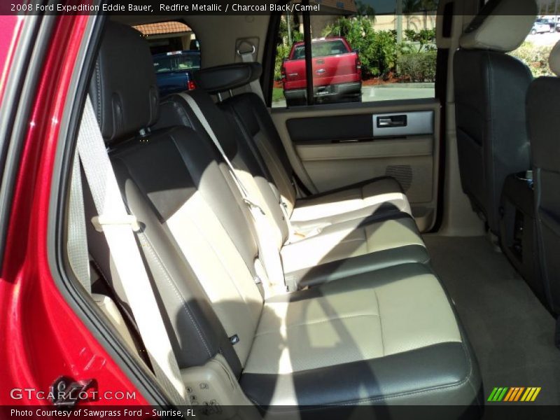 Redfire Metallic / Charcoal Black/Camel 2008 Ford Expedition Eddie Bauer