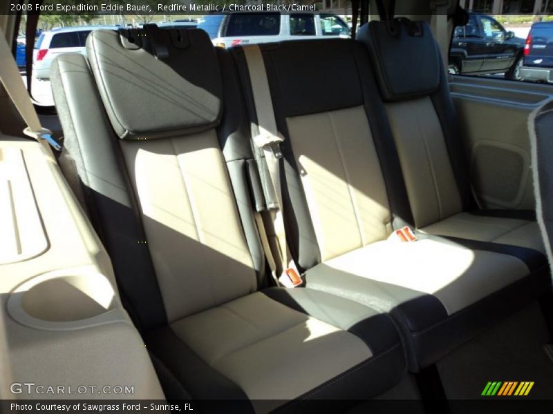 Redfire Metallic / Charcoal Black/Camel 2008 Ford Expedition Eddie Bauer