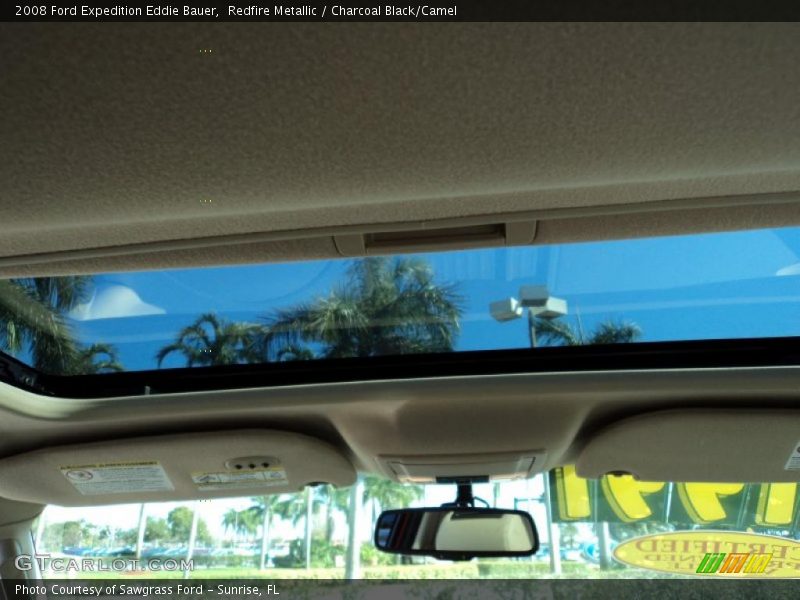 Redfire Metallic / Charcoal Black/Camel 2008 Ford Expedition Eddie Bauer