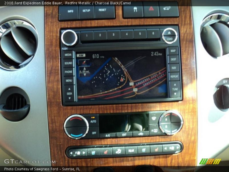 Redfire Metallic / Charcoal Black/Camel 2008 Ford Expedition Eddie Bauer