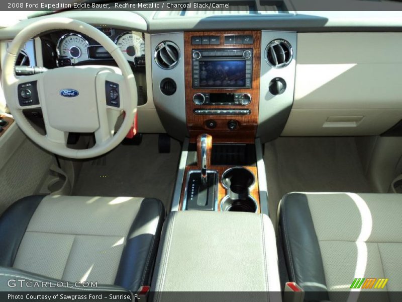 Redfire Metallic / Charcoal Black/Camel 2008 Ford Expedition Eddie Bauer